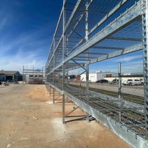 Galvanized Outdoor Storage Rack
