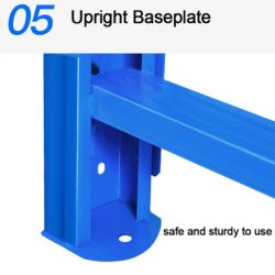 Blue Upright Racking Blue Shelving